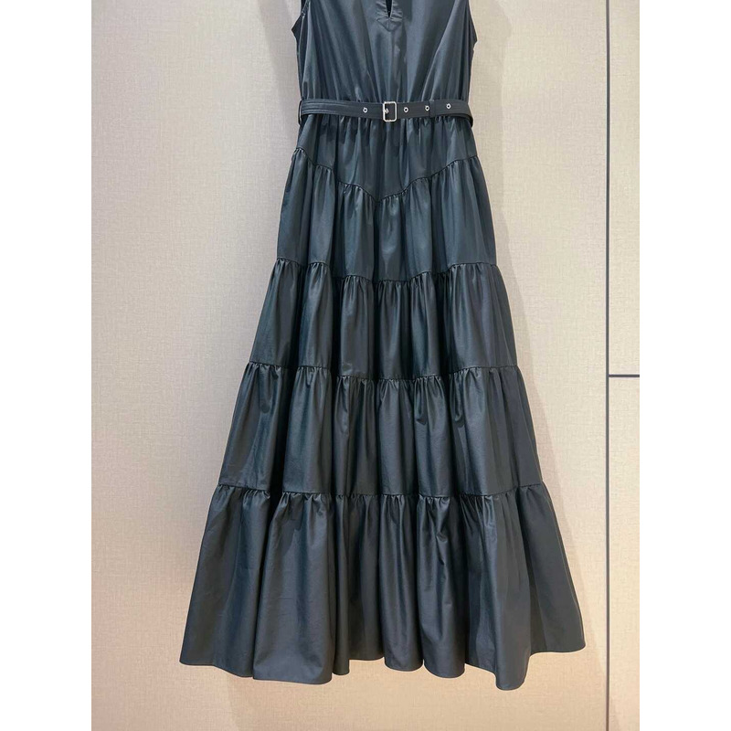 D*or mid-length dress black sleeveless