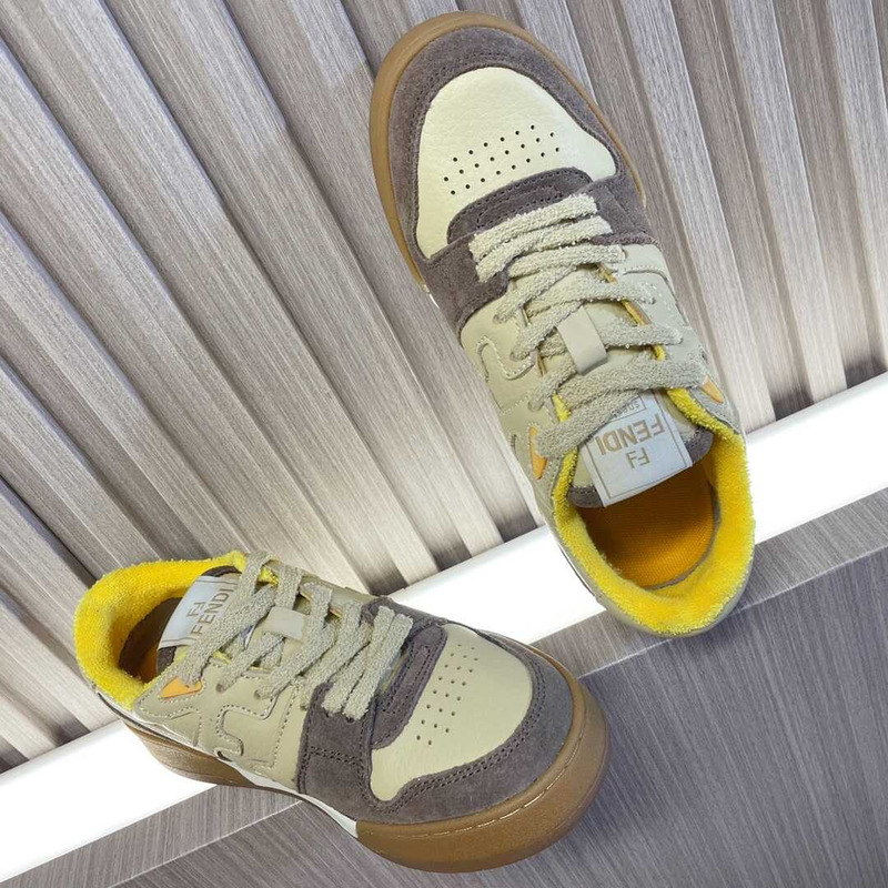 F**di match low top sneakers multi color