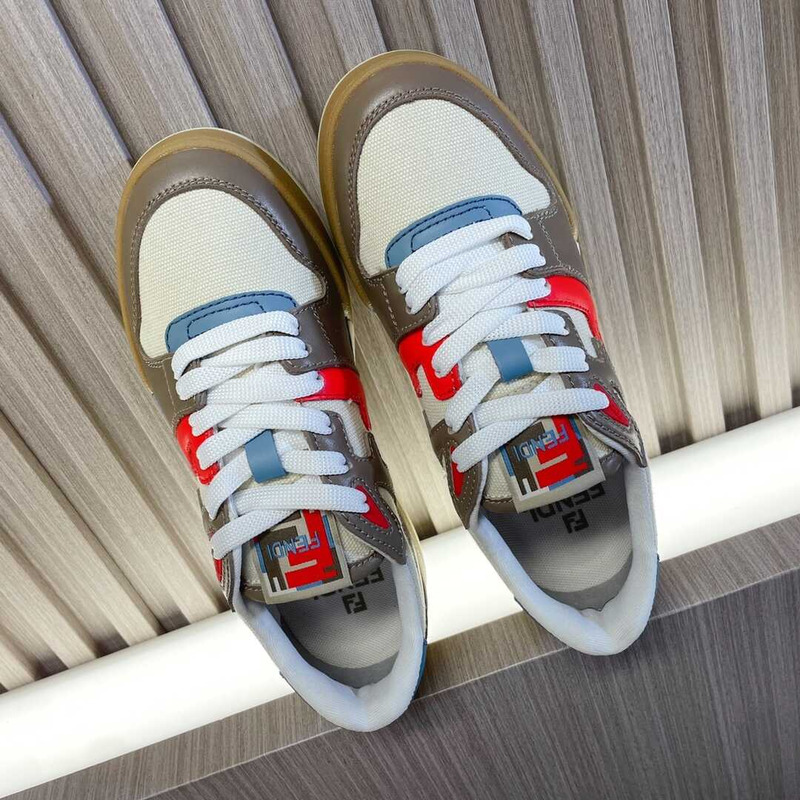 F**di match low top sneakers multi color