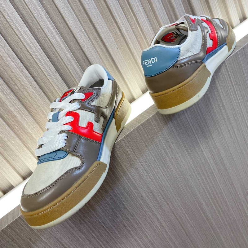 F**di match low top sneakers multi color