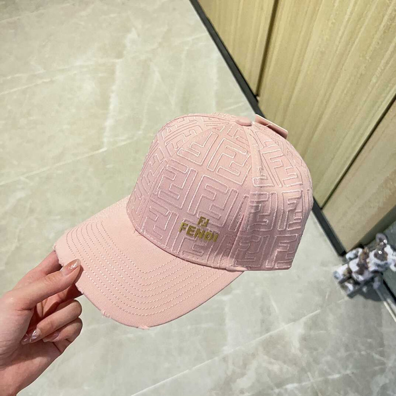 F**di fs F**di fashion show baseball cap pink
