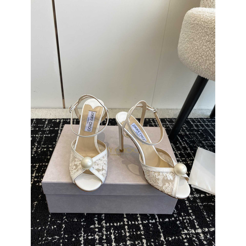 Jimmy Choo Sacora 85 Heels Ivory