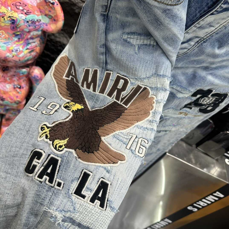 Amiri Varsity Straight Jean Blue