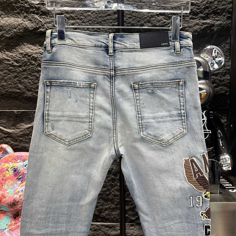 Amiri Varsity Straight Jean Blue