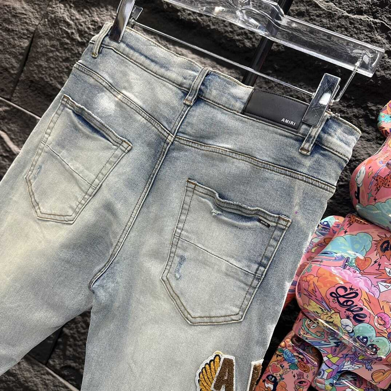 Amiri Varsity Straight Jean Blue