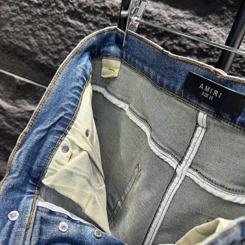 Amiri Varsity Straight Jean Blue