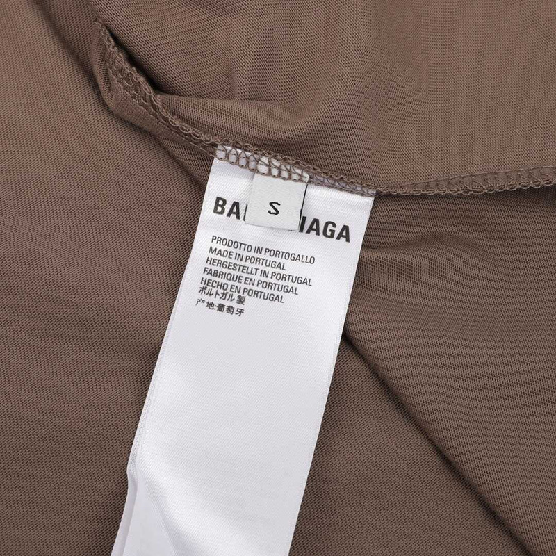 Ba*len*cia*ga cotton t-shirt brown