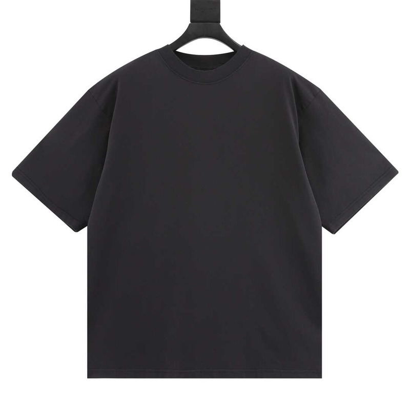 Ba*len*cia*ga print cotton t-shirt black