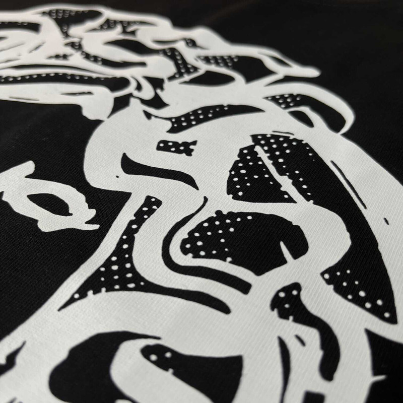 Versace Painted Medusa T-shirt Black