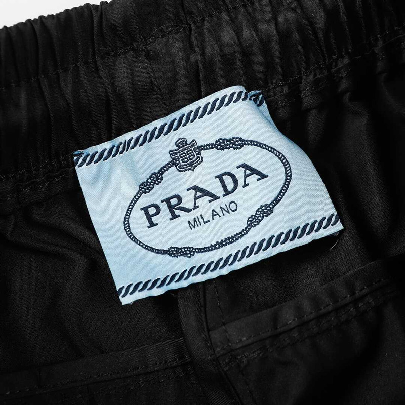 Pra*a re-nylon shorts with pouch black