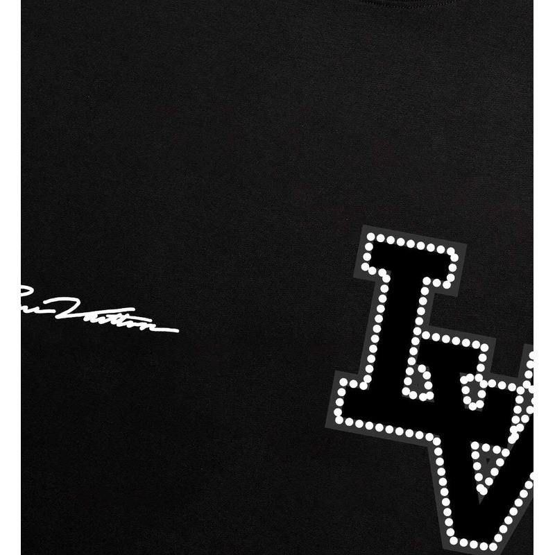 l**is V*t*n cotton t-shirt black
