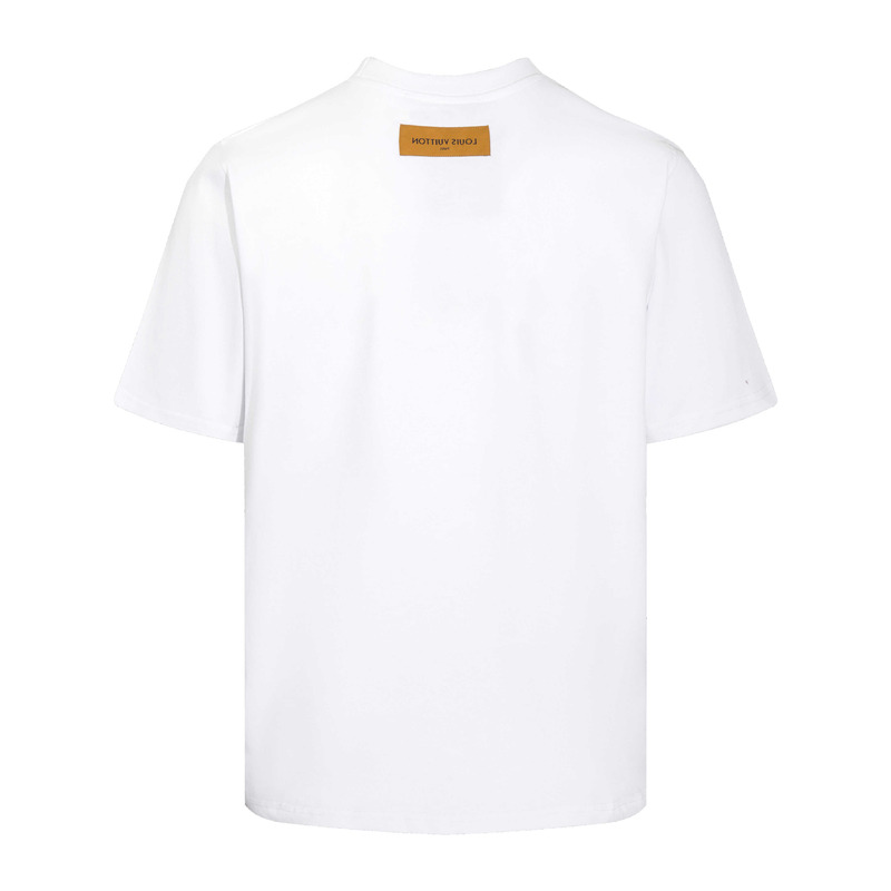 l**is V*t*n logo printed t-shirt white