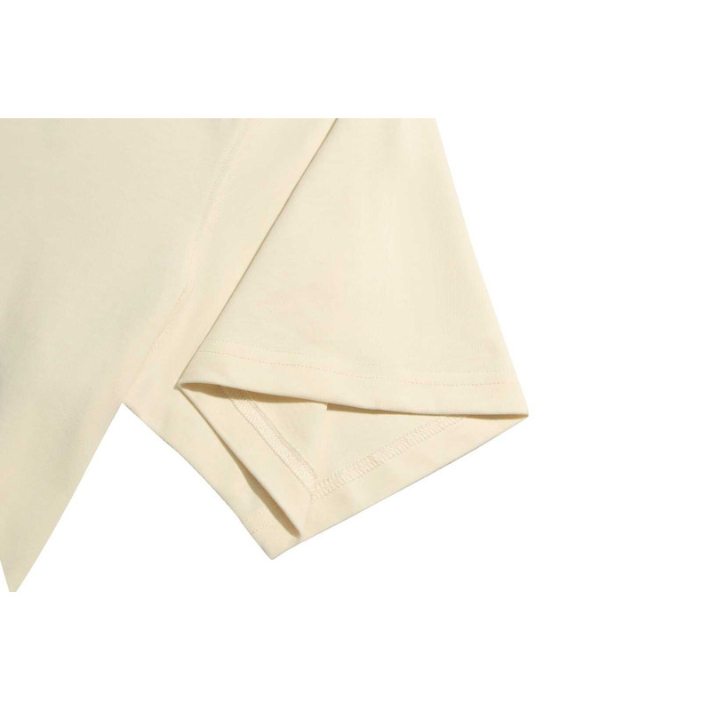 l**is V*t*n short-sleeved cotton knitted crewneck beige