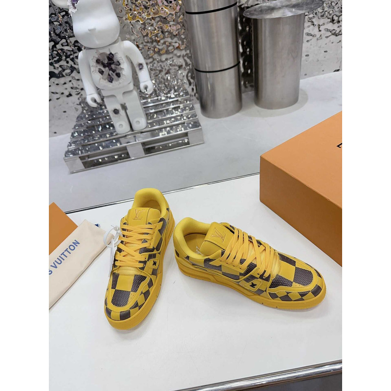 l**is V*t*n lv trainer sneaker yellow