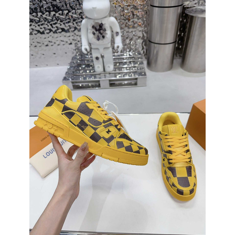 l**is V*t*n lv trainer sneaker yellow