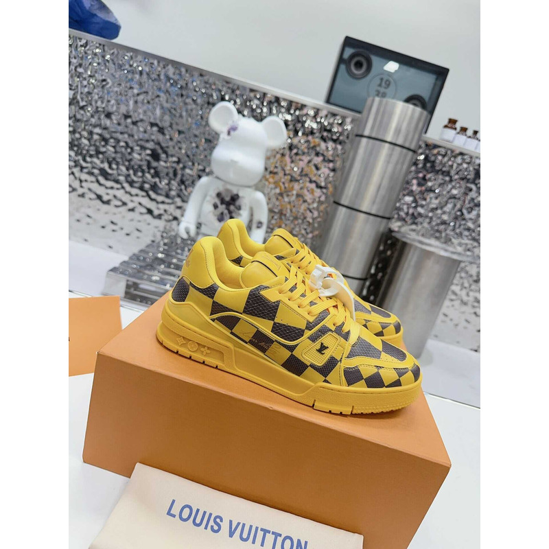 l**is V*t*n lv trainer sneaker yellow