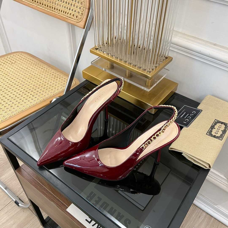G*u*i signoria slingback pump burgundy