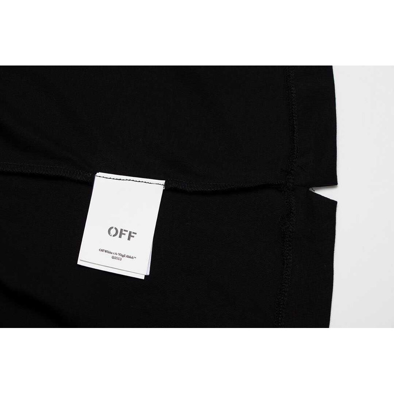 Off White Logic Slim T-Shirt Black
