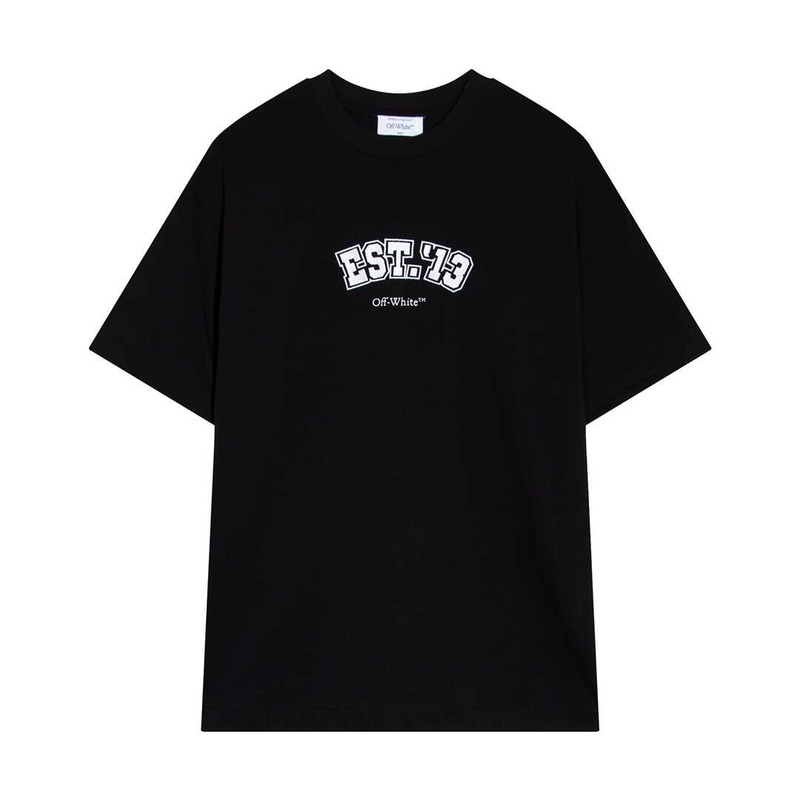 Off White Logic Slim T-Shirt Black