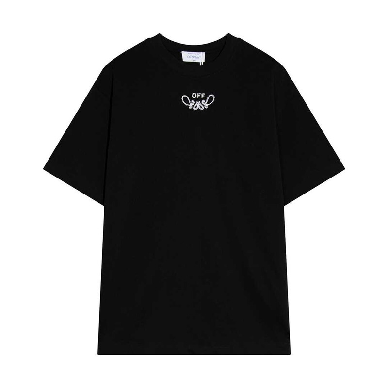 Off White Printed Arrow T-Shirt Black