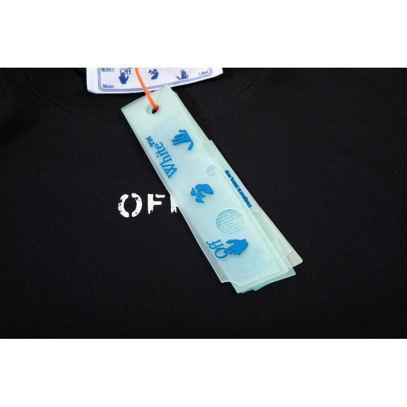 Off White Incomplete Spray Paint Tee Black