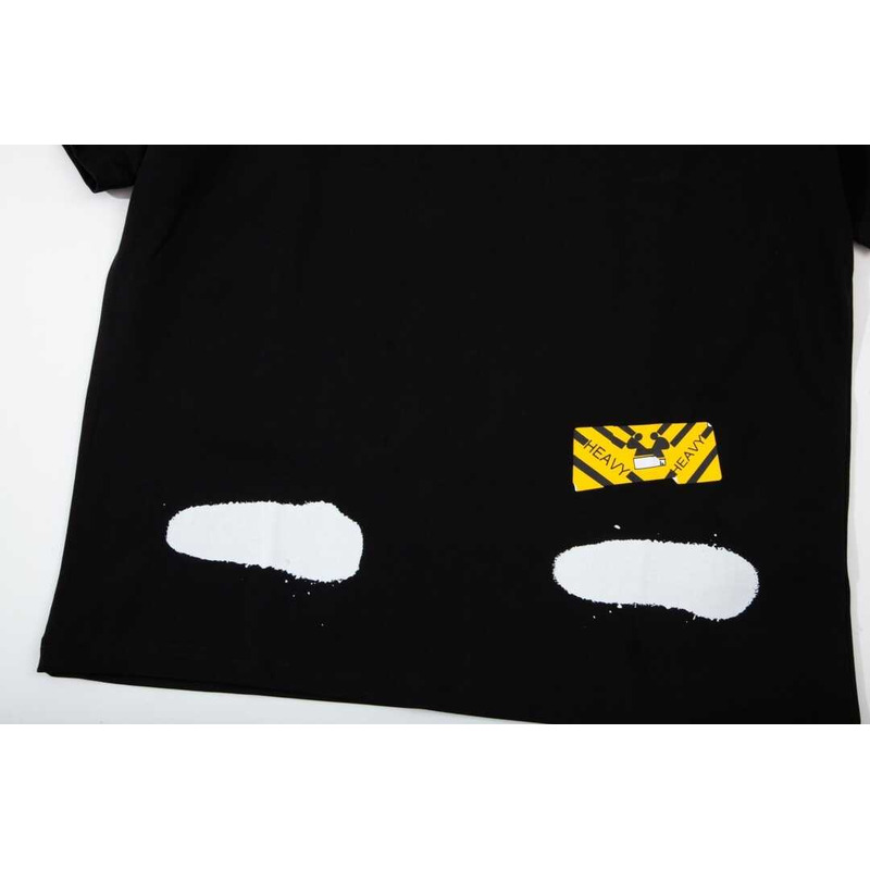 Off White Incomplete Spray Paint Tee Black