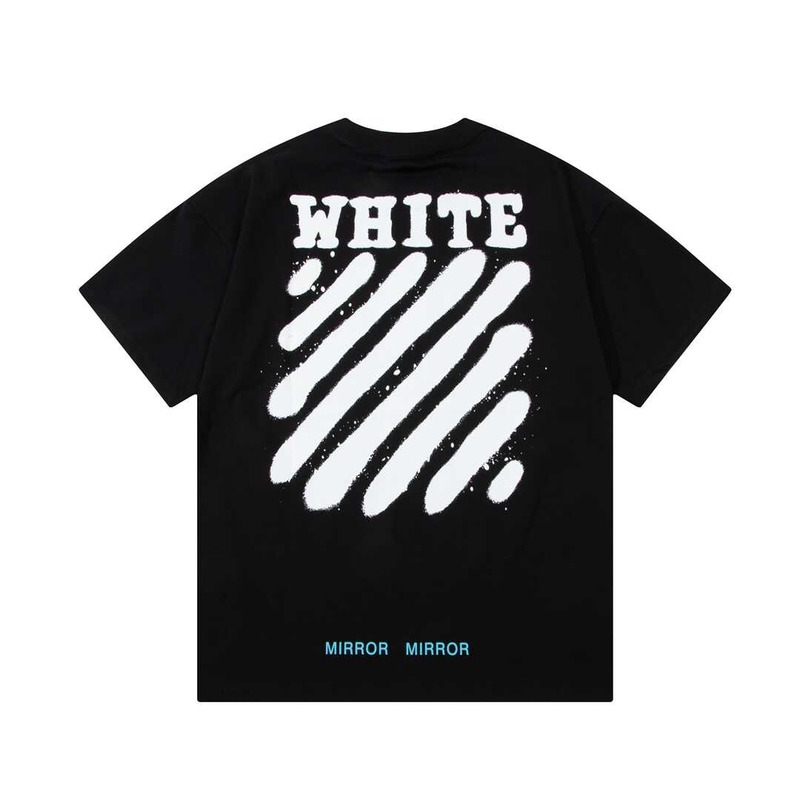 Off White Incomplete Spray Paint Tee Black