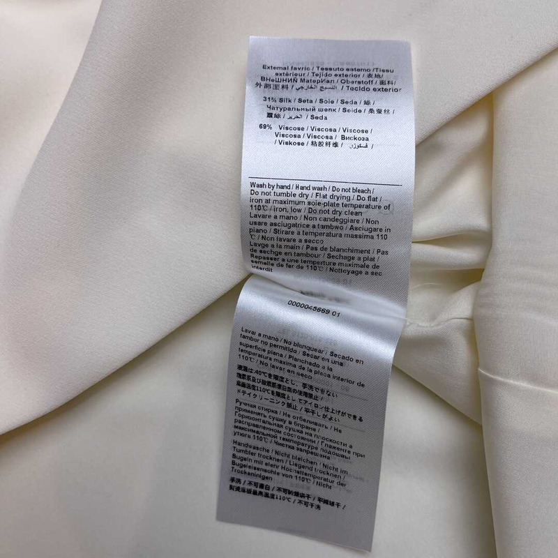 Valentino Butterfly Dress White