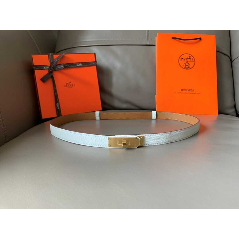 H**mes kelly  white H**mes belt
