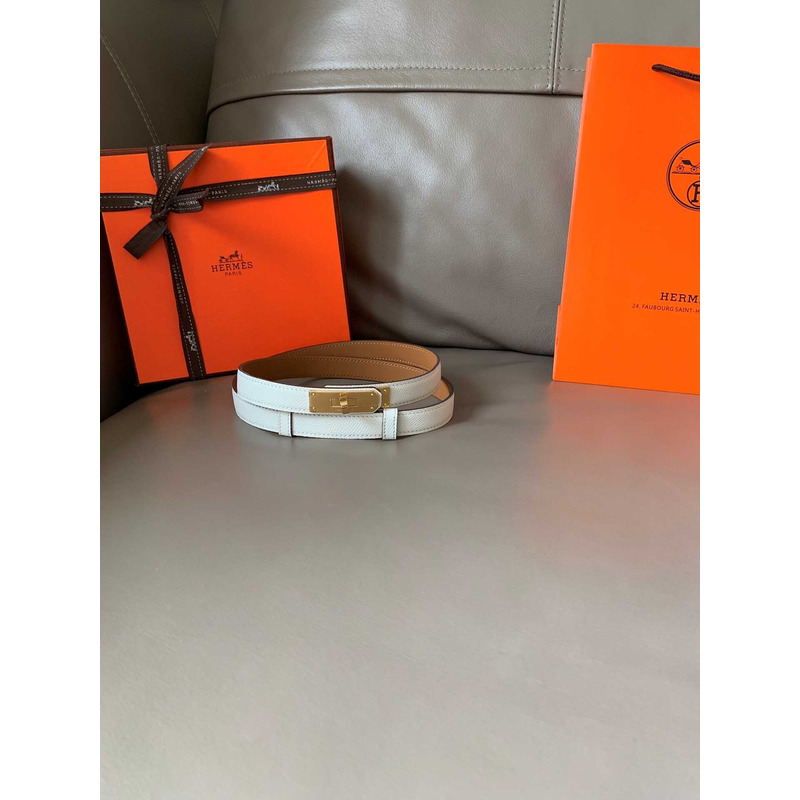 H**mes kelly  white H**mes belt