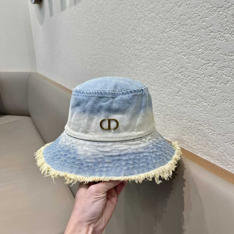 D*or logo bucket hat in blue