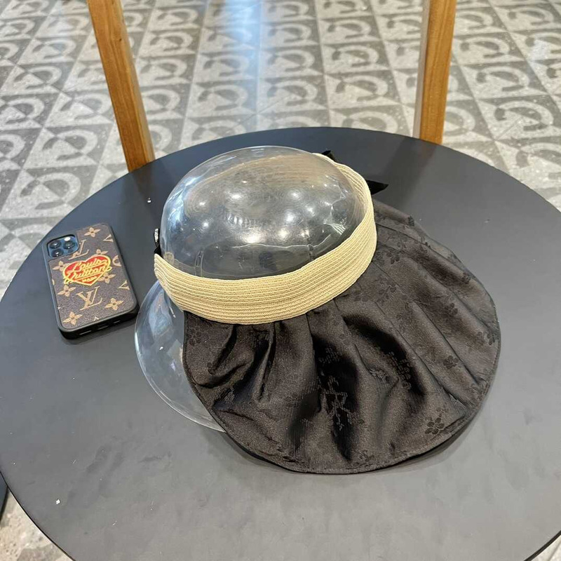 D*or sun visor hats in black