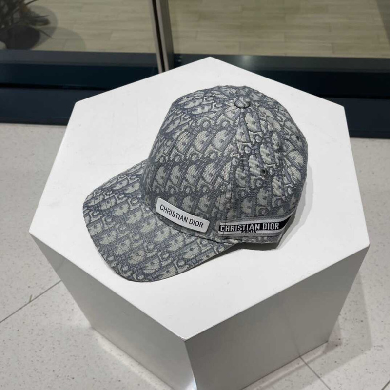 D*or logo oblique print cap