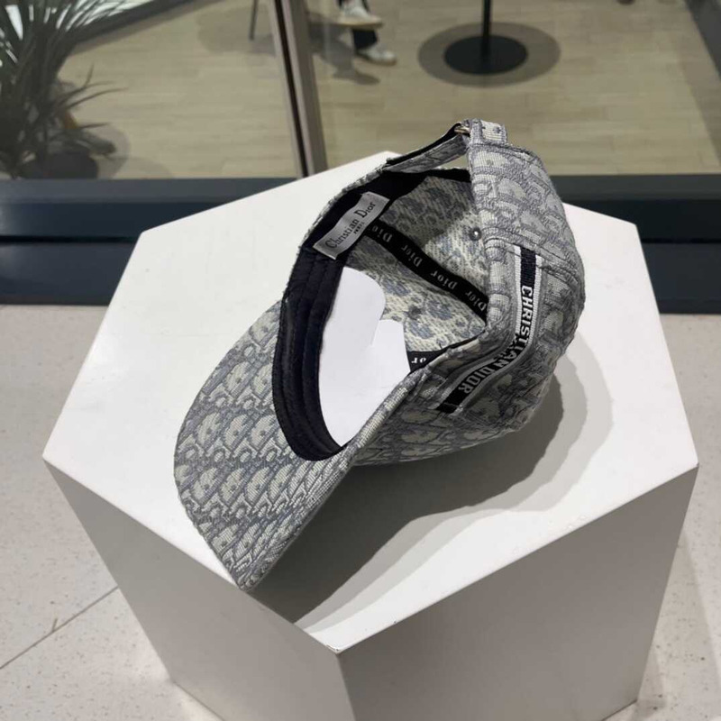 D*or logo oblique print cap