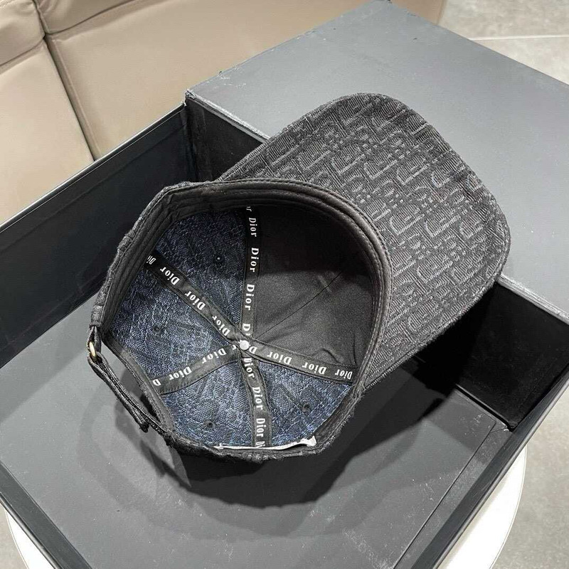 D*or logo oblique print cap