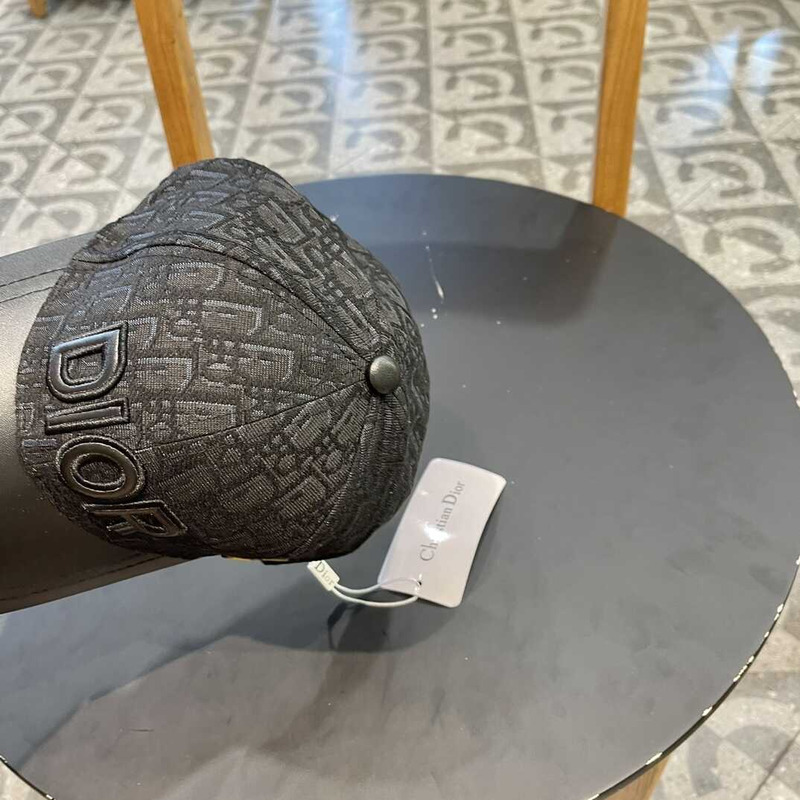 D*or logo oblique print cap