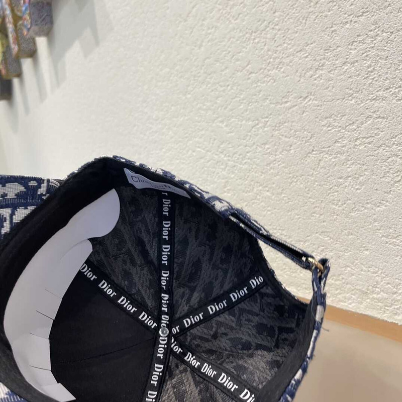 D*or logo oblique print cap