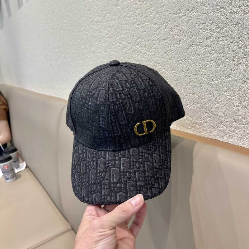 D*or logo oblique print cap