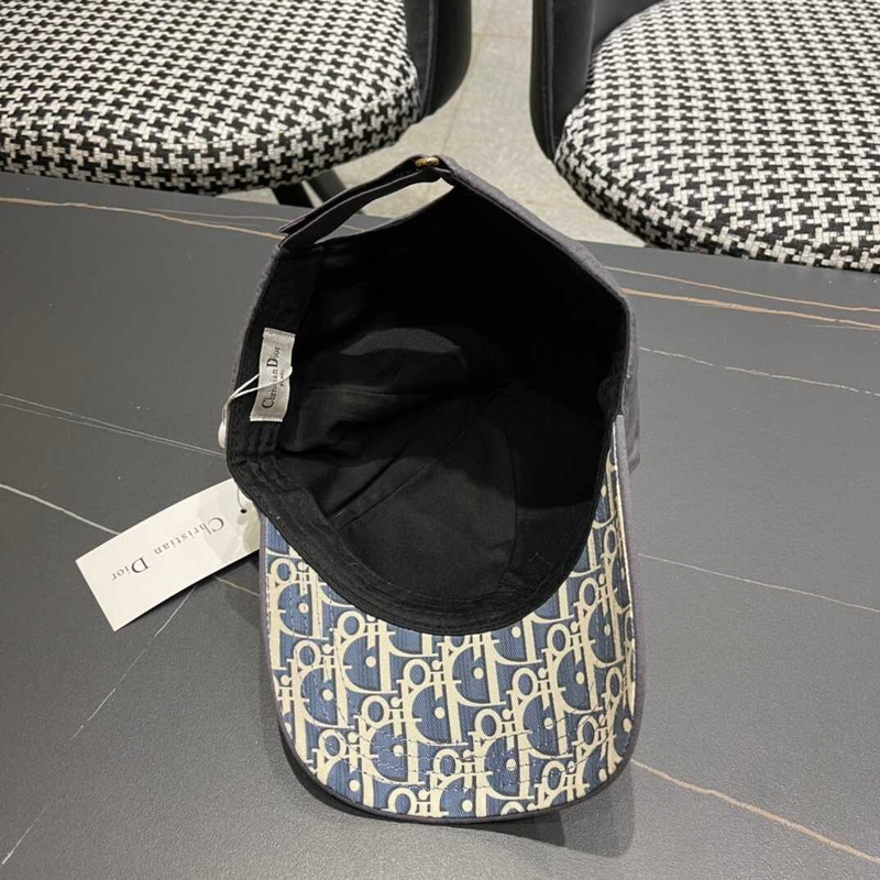 D*or logo oblique print cap