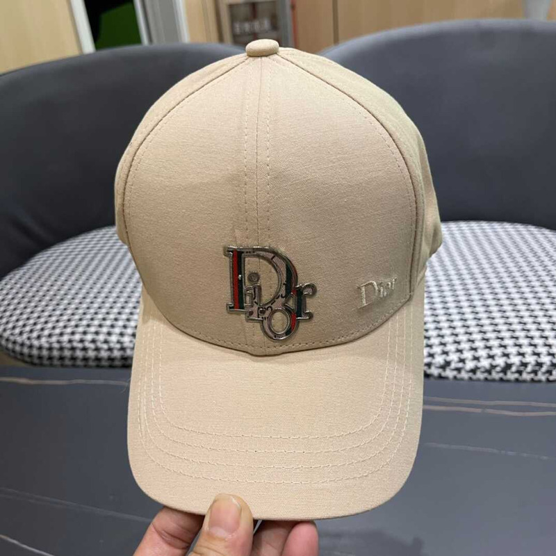 D*or logo oblique print cap