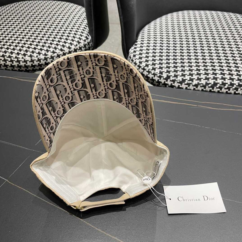 D*or logo oblique print cap