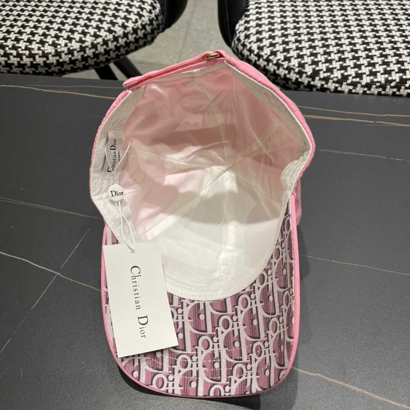 D*or logo oblique print cap