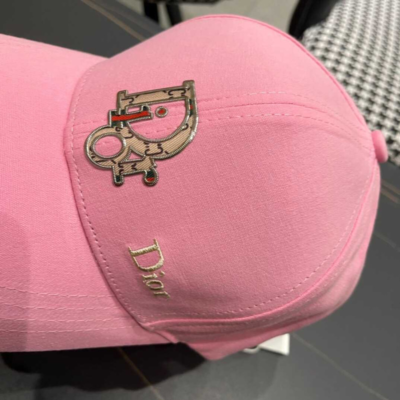 D*or logo oblique print cap