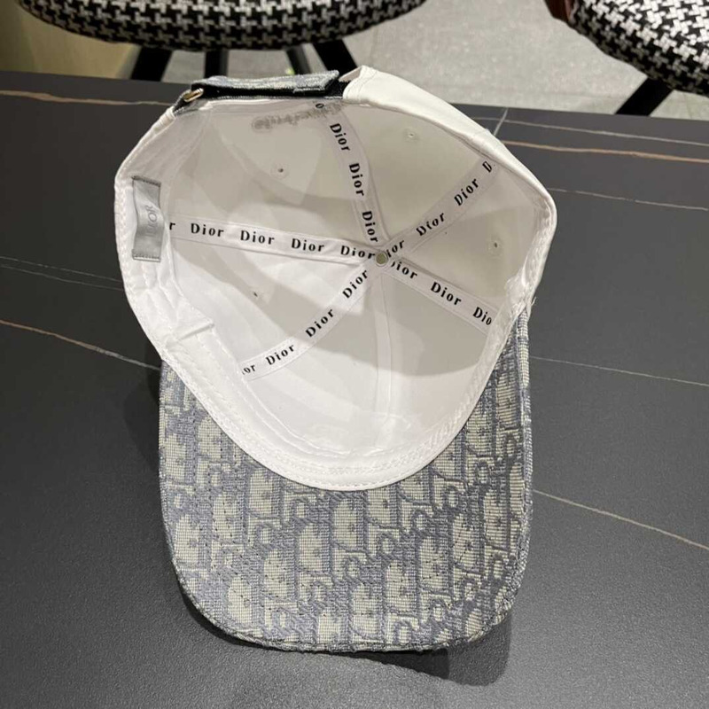 D*or logo oblique print cap