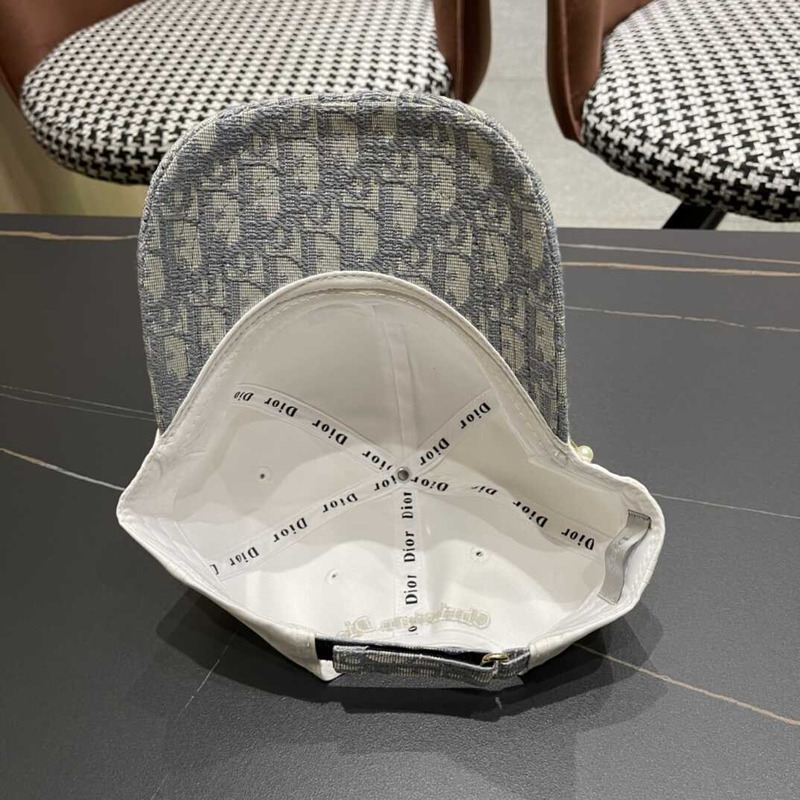 D*or logo oblique print cap