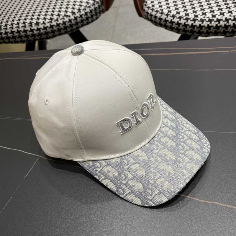 D*or logo oblique print cap