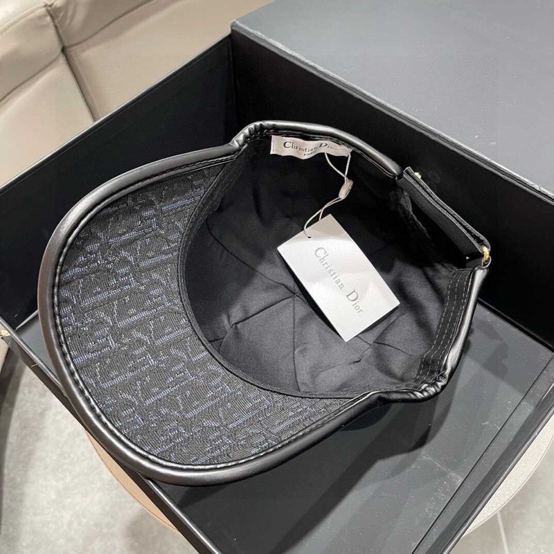 D*or logo oblique print cap