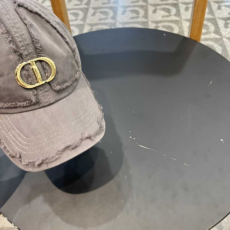 D*or logo oblique print cap