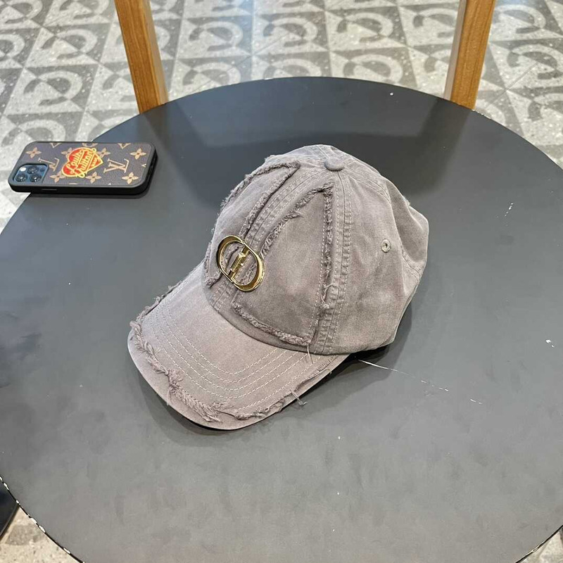 D*or logo oblique print cap