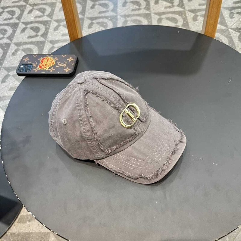 D*or logo oblique print cap